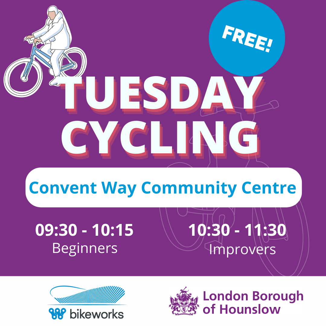 Adult Group Cycle Training - Hounslow - Convent Way Community Centre ...