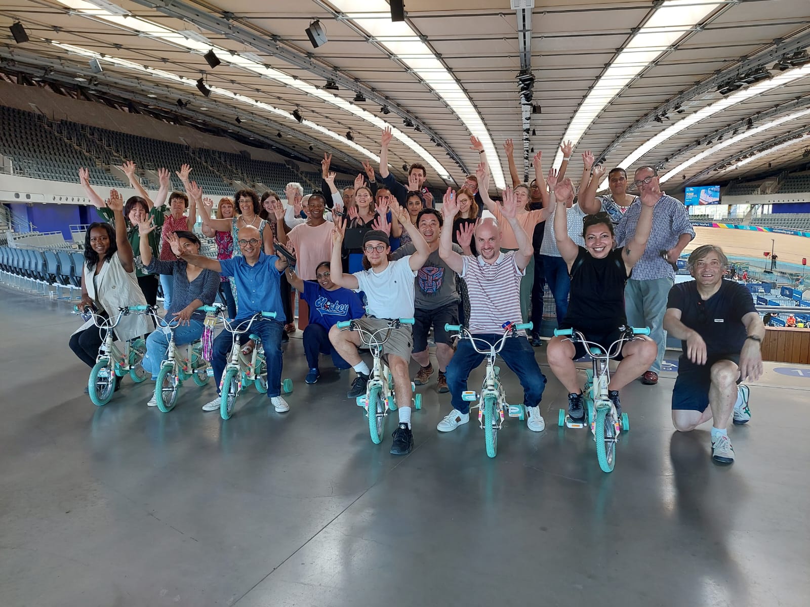 Bikeworks Team Building session on the Queen Elizabeth Olympic Park