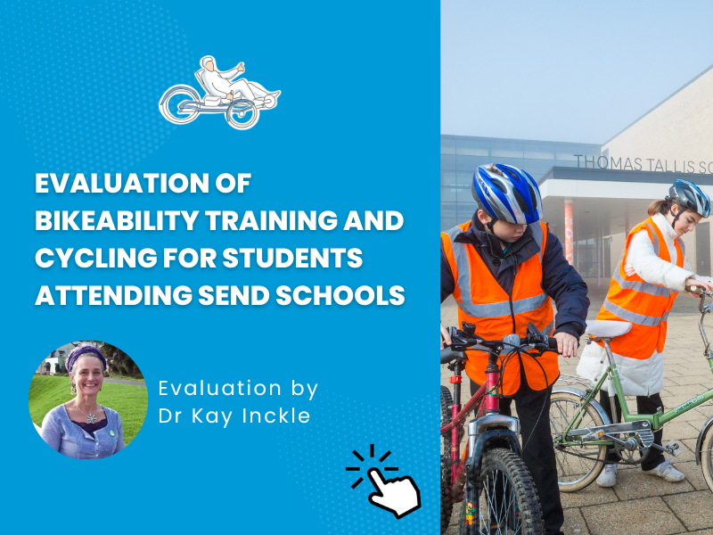 Evaluation of Bikeability Training by Bikeworks - blog graphic
