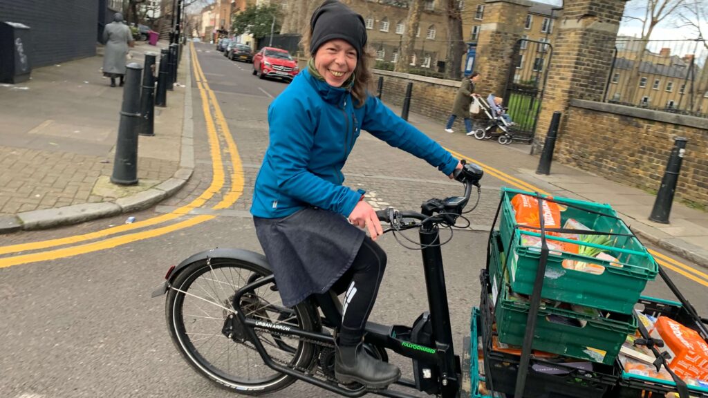 Stoy, one of Bikeworks' cycle delivery couriers